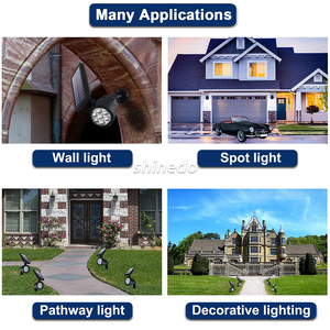 Il miglior faretto ad energia solare impermeabile per l'illuminazione del paesaggio del cortile esterno senza fili del giardino - Product Image 6