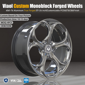 Jantes forgées sur mesure Viaol 5x110 19 20 21 pouces 5 trous compatibles avec <span class=keywords><strong>Alfa</strong></span> <span class=keywords><strong>Romeo</strong></span> Teledial Giulia Stelvio Quadrifoglio - Product Image 1