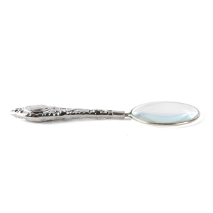 Lupa de aumento 5x con mango de metal y lente de vidrio, herramienta para joyería, lente de joyería, lupa triple - Product Image 3