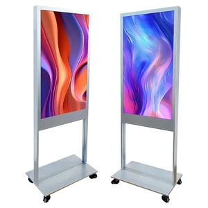 Kiosque vidéo intérieur LCD 4K Vertical Restaurant 65 55 pouces Lecteur multimédia debout au sol Signalisation et affichage numériques extérieurs - Product Image 3