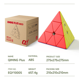 QIYI Qiming Plus <span class=keywords><strong>3x3</strong></span> pirámide 27,5 cm <span class=keywords><strong>cubo</strong></span> grande 3x3x3 <span class=keywords><strong>cubo</strong></span> mágico profesional <span class=keywords><strong>Cubo</strong></span> mágico rompecabezas juguete para niños juguete de regalo para niños - Product Image 6