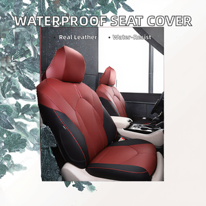 Protector de Asiento de Coche de Cuero Completo Personalizado, Ajuste Original para <span class=keywords><strong>Toyota</strong></span> Highlander 2020-2022, Compatible con City, Altima, Sienna, Tiguan - Product Image 2