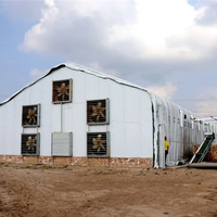 Conception de ferme avicole entièrement automatisée sur mesure pour poulets de chair et poules pondeuses
