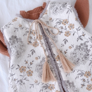 H3690/Gilet bébé en peluche lapin réversible - Product Image 6