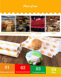 <strong>Food</strong> Take Away Packaging <strong>Food</strong> Wrapping Paper Custom Deli Paper Deli Wrap Parchment Paper - Product Image 5