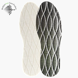 Vente en gros Semelle intérieure unisexe chaude et respirante pour chaussures d'hiver en laine douce avec <span class=keywords><strong>film</strong></span> d'aluminium pour l'hiver - Product Image 2