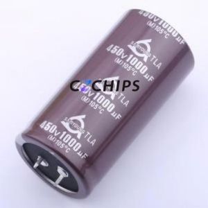 Condensador Electrolítico de Aluminio TLA 450V1000 35*70 de Montaje a Presión (THT), Componente de Orificio Pasante, D35xL70mm 1000uF 20% 450V 10mm - Product Image 1