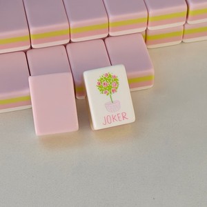 ชุดไพ่นกกระจอกอะคริลิคแบบพกพาสี่ชั้น สีชมพูม่วง มีสินค้าในสต็อก - Product Image 3