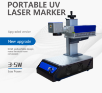 ARGUS Machine d'impression de marquage laser UV portable 3W 5W Gravure de code QR de logo en plastique avec motif de texte