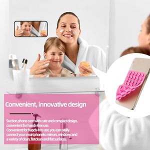 Support de téléphone portable en silicone à adsorption simple face, antidérapant, ventouse, jouet anti-stress, coque de téléphone adhésive, meilleure vente - Product Image 3