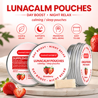 Nouvelles saveurs personnalisées naturelles, sachets Lunacalm, sachet apaisant avec Ashwagandha comme nootropique et complément pour le sommeil