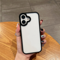 KAOU Coque arrière transparente en TPU avec protection 360 et cadre photo pour iPhone 17 Pro Max 17 17PRO, avec breloque de téléphone