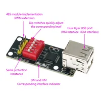 Modul Ch9350 Menyembunyikan Keyboard dan Mouse ke Port Serial, Keyboard Virtual, Pemindai Kode Batang, Produk IC KVM