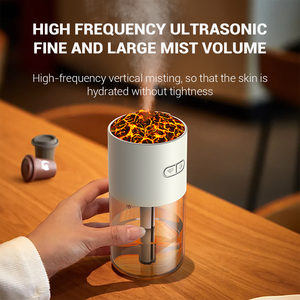 Ngọn Lửa Không Khí Hương Thơm Khuếch Tán Độ Ẩm USB Siêu Yên Tĩnh Tinh Dầu Khuếch Tán Với 7 Màu Xách Tay <span class=keywords><strong>Mini</strong></span> Xe Máy Tạo Độ Ẩm Cho Phòng Ngủ - Product Image 4