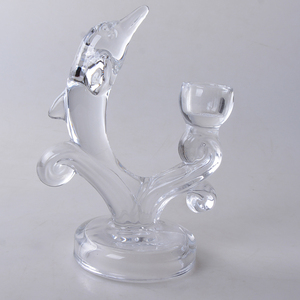 Crystal <strong>Dolphin</strong>-Shaped Votive Glass <strong>Candle</strong> <strong>Holder</strong> Vintage <strong>Candle</strong> <strong>Holder</strong> Tealight <strong>Candle</strong> <strong>Holder</strong> for Table Centerpieces, Home - Product Image 4