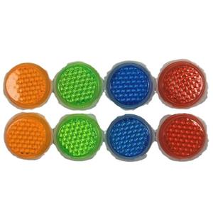 Mini matériau réfléchissant coloré à 30 grains, en plastique, pour signalisation, 4 couleurs mélangées - Product Image 2