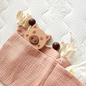 Vente en gros 100% coton mousseline organisateur de berceau pour pépinière nouveau 2/4PCS unisexe deux poches sac de rangement suspendu pour la maison et l'école - Product Image 6