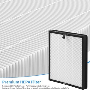 Morento <b>Air</b> <b>Purifier</b> Filter HY4866 YIOU M1 Activated Carbon <b>HEPA</b> Filter Cartridge - Product Image 4
