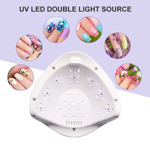Secador de uñas de curado rápido de 72W, lámpara de uñas LED UV solar recargable por USB con sensor inteligente para salón - Product Image 3