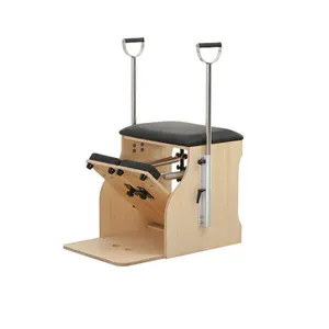 تمرين خشبي متين لليوجا صالة ألعاب رياضية تدريب اللياقة البدنية بيلاتس كرسي بيلاتس
