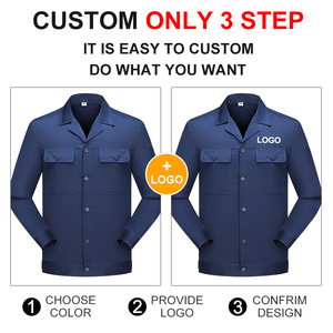 Uniforme para damas Falda y chaqueta de trabajo Ropa DE TRABAJO táctica de alta calidad Uniforme Traje de trabajo general Azul Real - Product Image 3