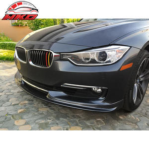 Compatible con BMW F30 Serie 3 12-15 Sedán, Labio de Parachoques Delantero Estilo H, Sin Pintar, Negro, PU, Accesorio Exterior de Alta Calidad - Product Image 2