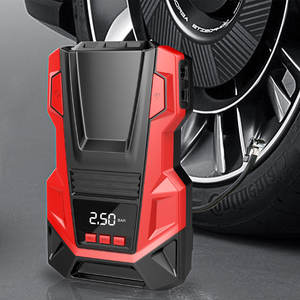 Compresseur d'air numérique pour pneus de <span class=keywords><strong>voiture</strong></span>, jauge de pression à double puissance, <span class=keywords><strong>gonfleur</strong></span> de pneus, 110v, <span class=keywords><strong>220v</strong></span>, AC/DC, livraison gratuite - Product Image 2