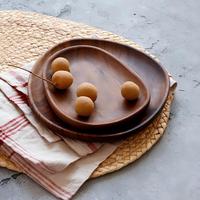 Set Papan Potong dan Sajian Mini Berbahan Kayu, Berbagai Bentuk, Dapat Disesuaikan, Terlaris dan Populer