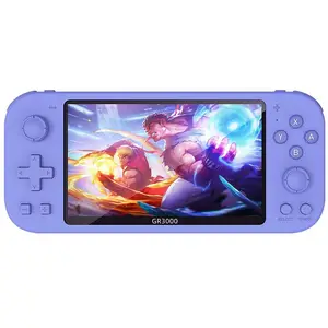 NEW GR3000 5.1 inch Retro Handheld Game Console Support Controller Two Players Dual Joystick MP4 Video Games Player TV Out Box