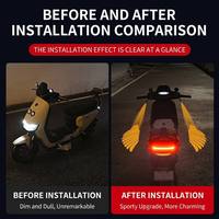 Lampe d'ambiance décorative universelle pour moto, avec projection au sol LED effet ailes d'ange et ombre fantôme, pour vente en gros