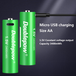 Batería Recargable USB de Litio AA de 1.5V y 3400mWh con Carga Rápida y Pantalla LED Indicadora para Juguetes - Product Image 4