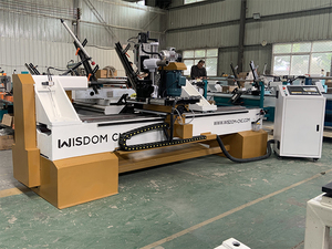 Tour à bois CNC multifonction WISDOM CNC WS-L1530-4A ATC avec polissage et rabotage - Product Image 3