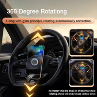 Support magnétique pour téléphone de voiture en alliage de zinc, installation facile, étanche, anti-corrosion, compatible avec les téléphones portables et les GPS