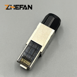 Factory Price CAT6A Toolless Ethernet <strong>Connector</strong> Gold Plated Plug Shielded Ethernet Tool Free Modular Plug STP <strong>RJ45</strong> Connectors - Product Image 5