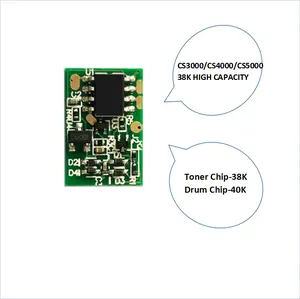 LW005 2304 Super1 38K High Capacity Toner Reset Chip 45536529 45536532 For Intec CS3000 CS4000 CS5000 Printer