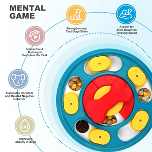 Eco-Friendly <strong>Dog</strong> Puzzle <strong>Toys</strong> Slow Feeder Interactive <strong>Food</strong> <strong>Dispenser</strong> Anti-Choking Tableware Puppy IQ Licking Plate Pet Supplies - Product Image 3