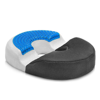 Coussin d'assise en mousse à mémoire de forme orthopédique de qualité supérieure, personnalisé OEM, pour le soulagement des hémorroïdes et la prévention des escarres