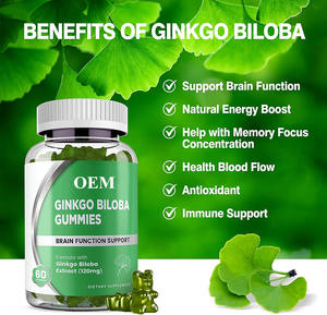 OLLI Supplément de cerveau naturel végétalien <span class=keywords><strong>Ginkgo</strong></span> <span class=keywords><strong>Biloba</strong></span> Leaf Extract Gummies OEM/ODM Gummy Candy <span class=keywords><strong>Dosage</strong></span> pour la concentration et la mémoire - Product Image 3