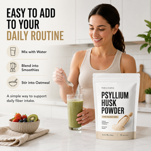 <span class=keywords><strong>Polvo</strong></span> de Cáscara de Psyllium Fácil de Mezclar, 4000mg por Cuchara, Suplemento de Fibra Natural para Reposterí<span class=keywords><strong>a</strong></span> y Nutrición Diaria, Precio al por Mayor - Product Image 2