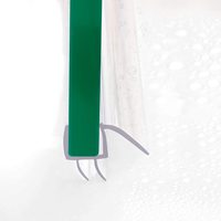 Guida Badkamer Douche Maatwerk Screen Pvc/Rubber/Plastic Glazen Deur Behuizing H Een U Typ Douche Deur Afdichting strip