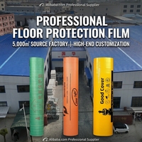 Film de protection pour tapis, rouleau de protection temporaire pour sols, imperméable et anti-poussière, pour déménagement et travaux de construction
