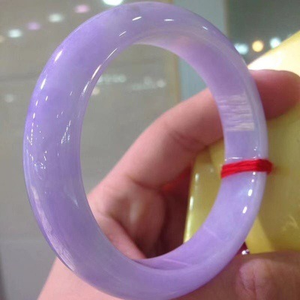 Bracelet en <span class=keywords><strong>jade</strong></span> birman naturel de qualité supérieure, violet clair, fleur flottante, violet glacé, <span class=keywords><strong>jade</strong></span> birman - Product Image 3