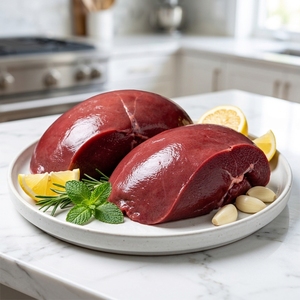 Fegato di Manzo Congelato Halal di Alta Qualità - Fegato di <span class=keywords><strong>Vitello</strong></span> Disossato - Product Image 1