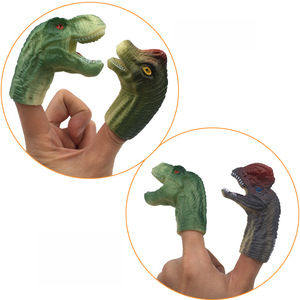 Hot Sale Walking Dinosaurier Puppe Walking Dinosaurier Puppen 1 Kopf 4 Fuß Simulation Dinosaurier <span class=keywords><strong>Finger</strong></span> Puppe Set - Product Image 3
