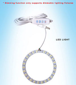 <span class=keywords><strong>Variateur</strong></span> de lumière <span class=keywords><strong>LED</strong></span> USB, Port d'alimentation, câble d'extension assortie de couleur, <span class=keywords><strong>avec</strong></span> adaptateur interrupteur ON/OFF, 12 V DC, 5V, 2M - Product Image 6