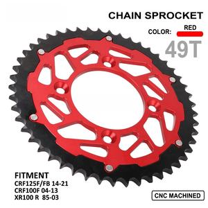 Pignons de chaîne 49 dents pour CRF125F/FB 14-21 Pièces de modification pour moto tout-terrain - Product Image 2