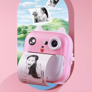 <span class=keywords><strong>Mini</strong></span> HD 720p Kinder Instant Print <span class=keywords><strong>Camera</strong></span> Thermische Afdruk 2.44" Scherm 90° Groothoek MP3 Foto Functie ABS Materiaal MicroSD - Product Image 4