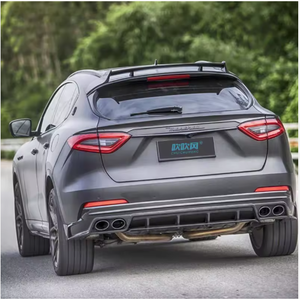 Kit de carrosserie OEM en fibre de carbone pour <span class=keywords><strong>Maserati</strong></span> Levante Nouveau séparateur de becquet de diffuseur de lèvre de pare-chocs arrière - Product Image 6