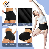 Shorts de Sport Femme Taille Haute Personnalisés en Gros, 25 Couleurs, Respirants, en Polyester, pour Athlétisme, Yoga, Cyclisme et Course à Pied (Booty Shorts)
