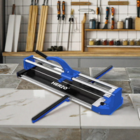 HERZO 800mm Herramienta de corte de azulejos de cerámica portátil Base de aleación de aluminio Cortadores de azulejos de piso manuales